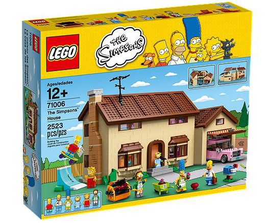 Lego Simpsons House Box art